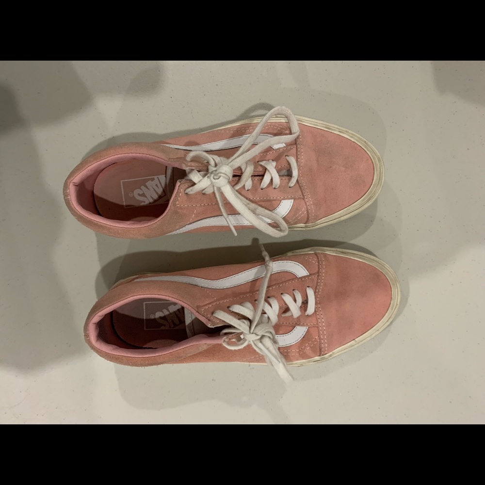 light pink vans